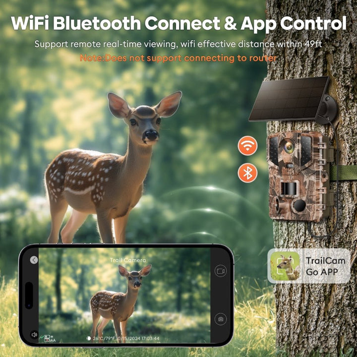 Solareye SV - TCKW 64MP 4K WiFi Trail Camera - Solareye