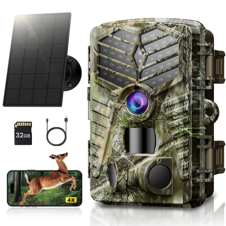 Solareye SV - TCYW 4K 64MP WiFi Solar Powered Trail Camera - Solareye