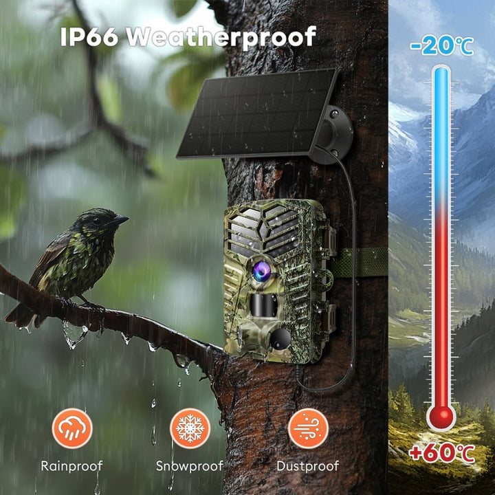 Solareye SV - TCYW 4K 64MP WiFi Solar Powered Trail Camera - Solareye