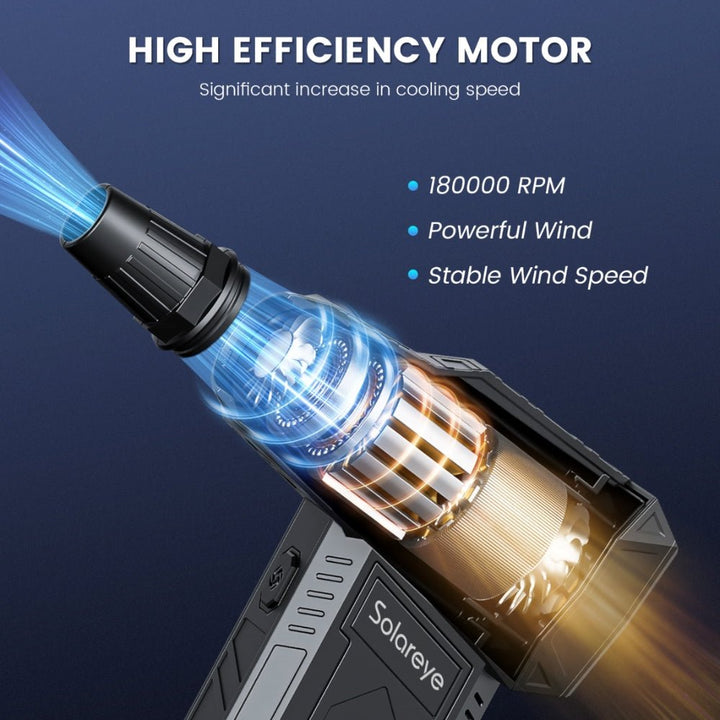 Solareye X13 180,000RPM Electric Air Duster - Solareye
