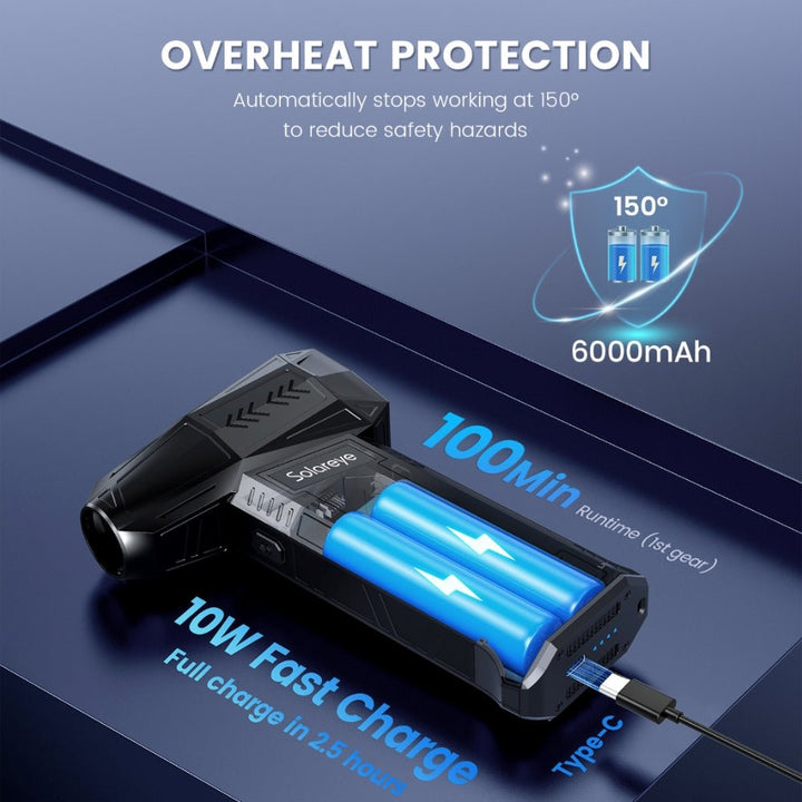 Solareye X13 180,000RPM Electric Air Duster - Solareye