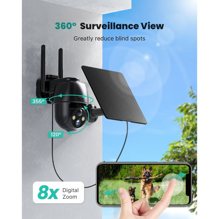Solareye ZY - G9 4G LTE Cellular Solar Security Camera - Solareye